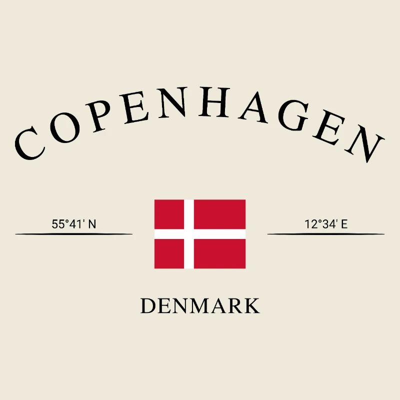 Copenhague, Danemark – Souvenir et cadeau de Noël