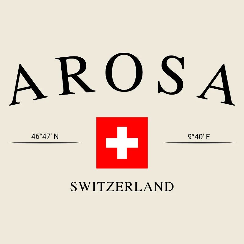 Arosa, Suisse – Souvenir et cadeau de vacances