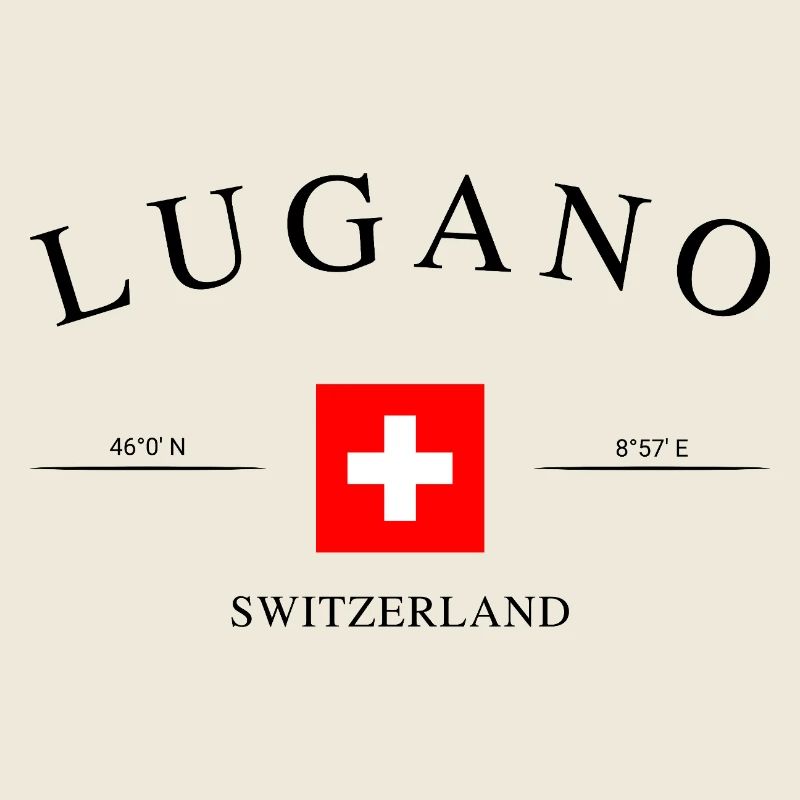 Lugano, Suisse – Souvenir et cadeau de vacances