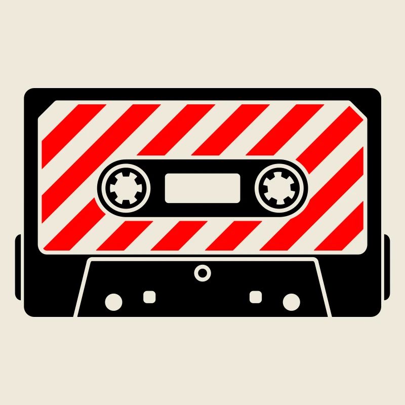 Kassette Retro Mixtape – Musik Kult Motiv