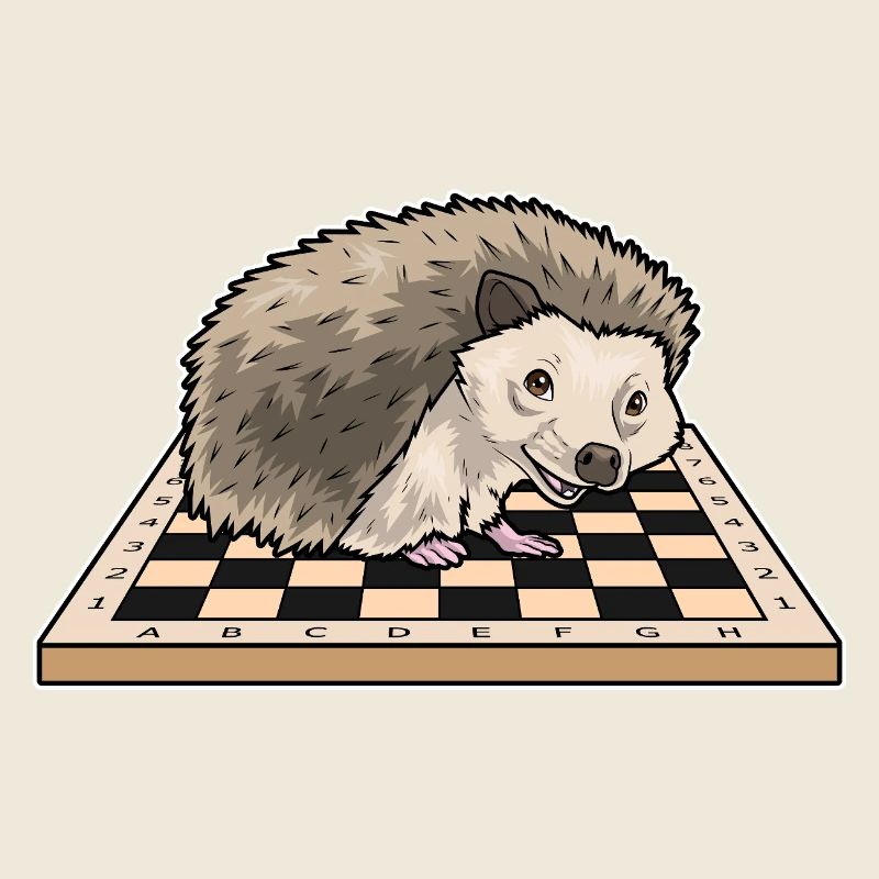 Hedgehog Chessboard Chess Board Game