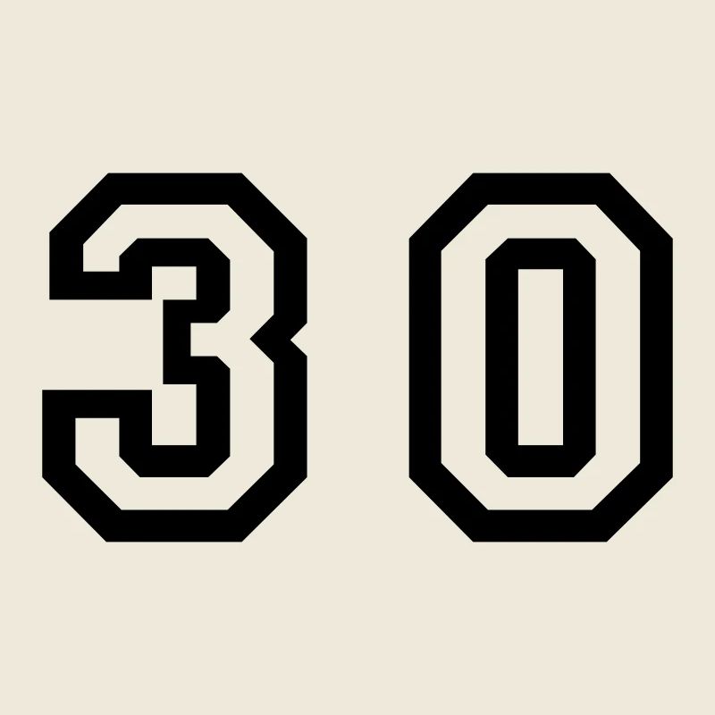 Nombre - 30 - trente