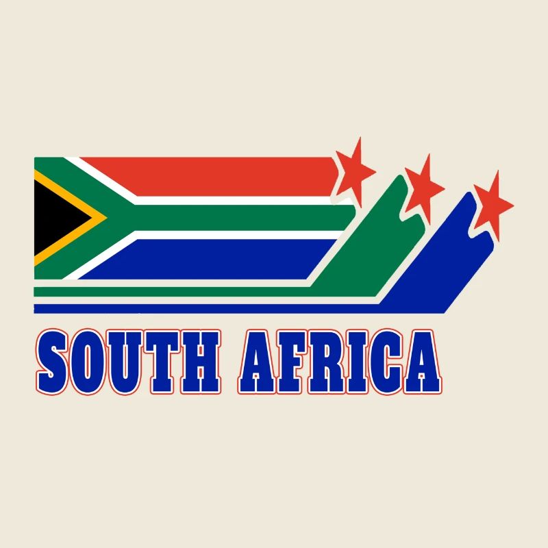 South Africa Flags Design