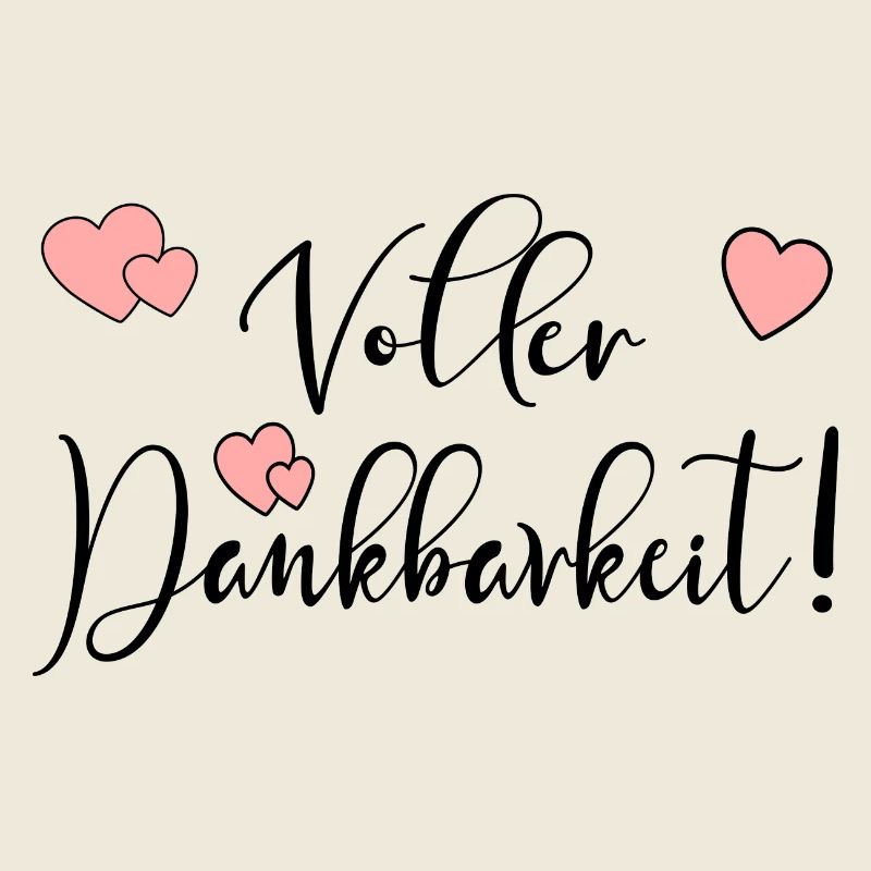 Voller Dankbarkeit VERTRAUEN HOFFNUNG