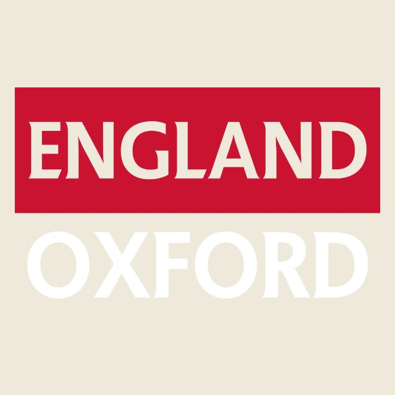 English Flag Minimalist Design