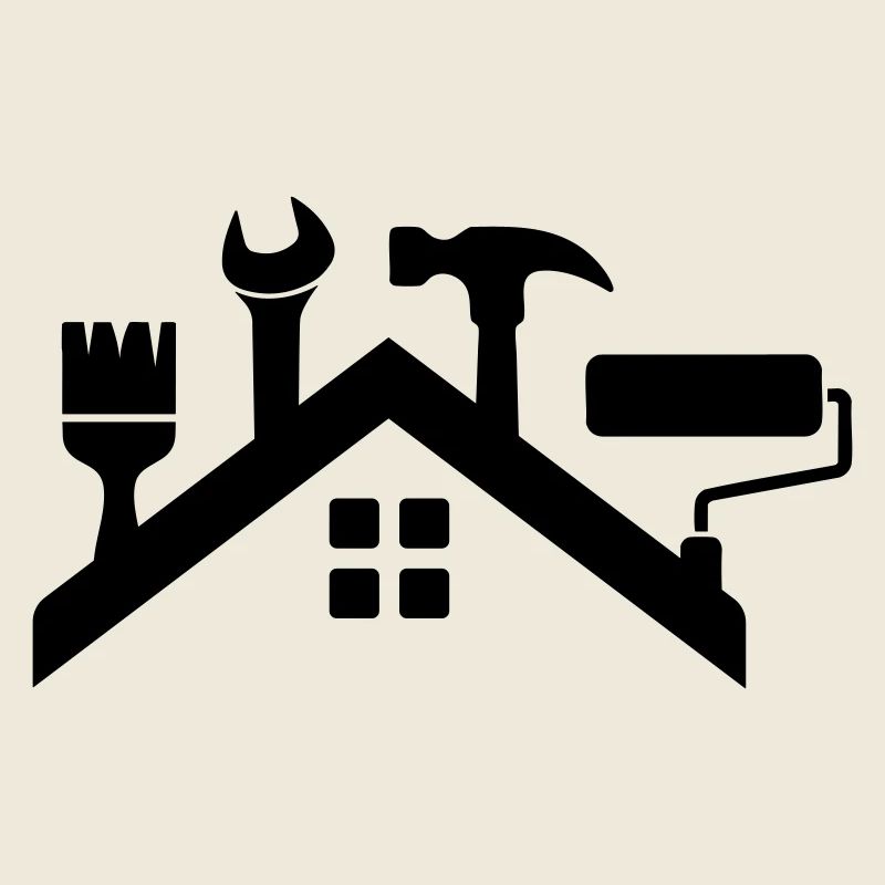 Home & Craft Logo – Hammer Brush Paint Roller