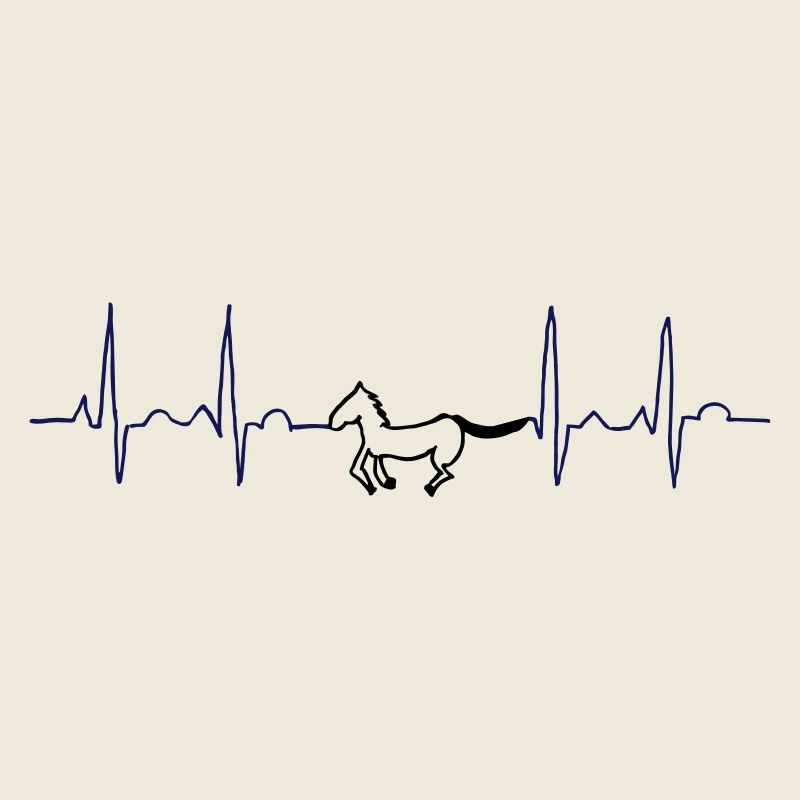 EKG-Kurve Pferd