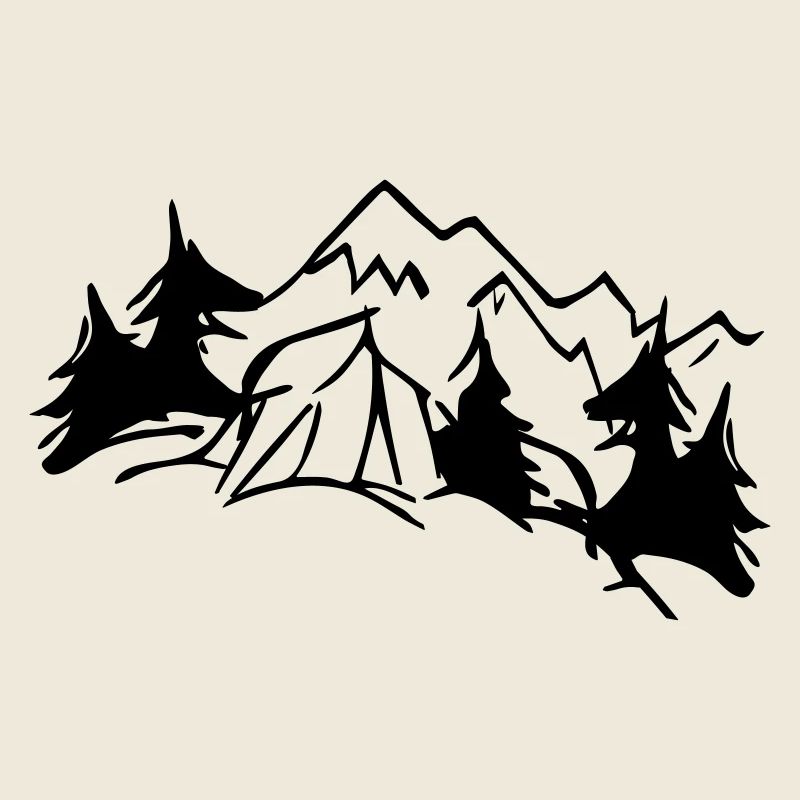 Tent Dream Nature - Design Colour Editable