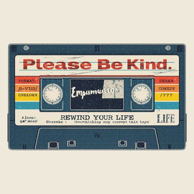 Please Be Kind Tape Aesthetic