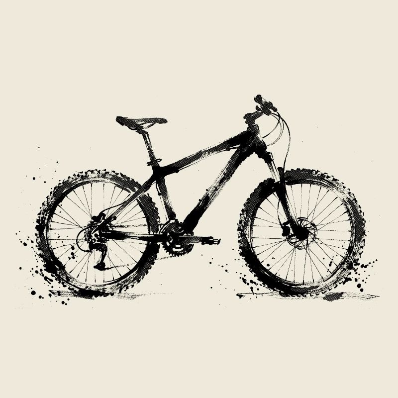 MTB Sumi-e – Japanese ink drawing