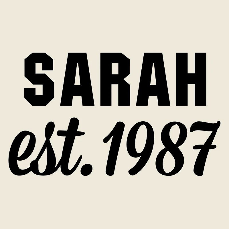 Sarah est 1987