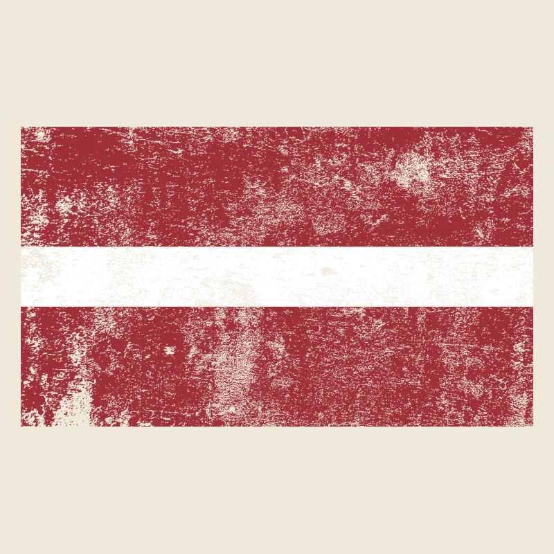 Drapeau de lettonie Drapeau Grunge Retro Vintage