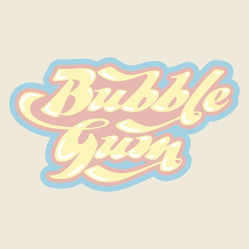 Bubblegum Retro Lettering