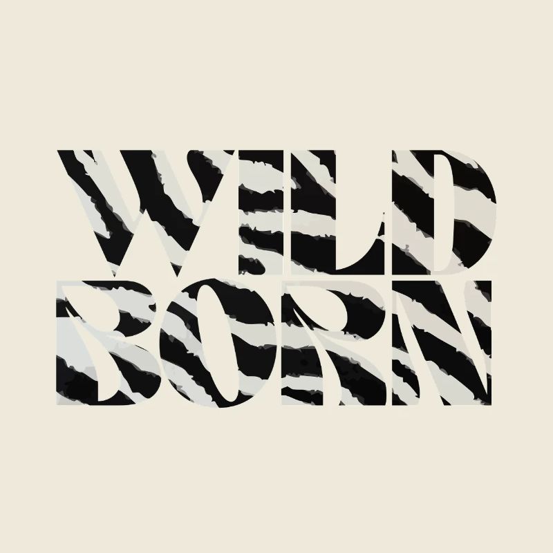 Wild Born Safari Zebra Pattern Design