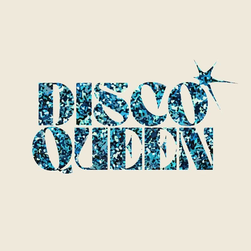 Disco Glitter Bulle Design graphique