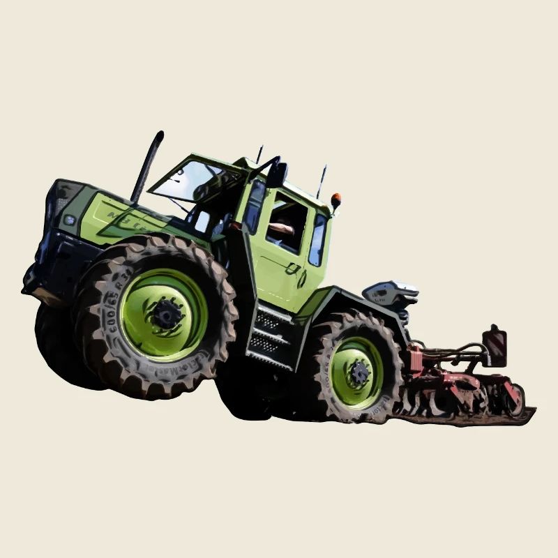 Grüner Traktor MB trac 1300 Hochstarter