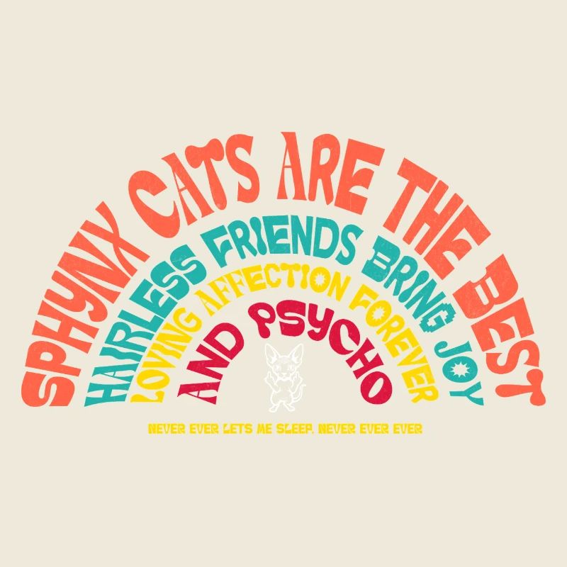 Sphynx Katze Lustiger Sarkastischer Humor