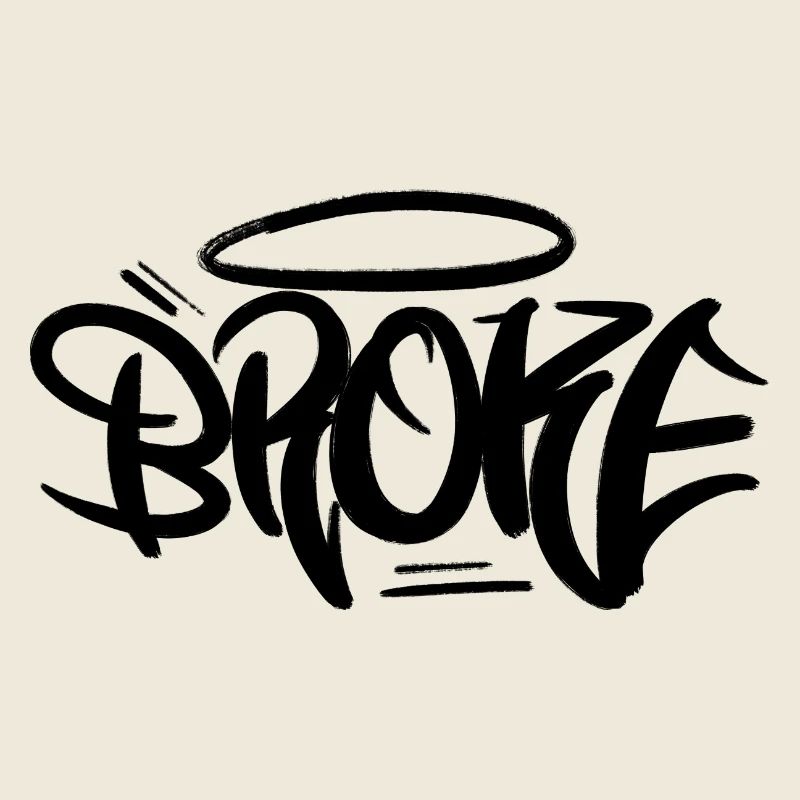 Broke Graffiti Design Style