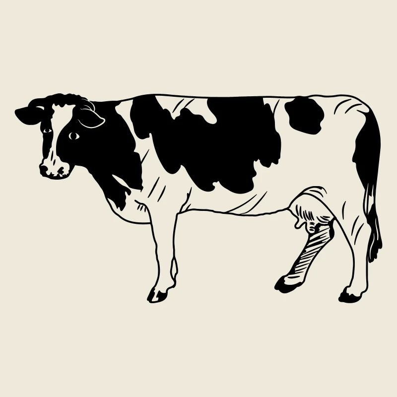 Kuh schwarzpelzig, Milchrasse