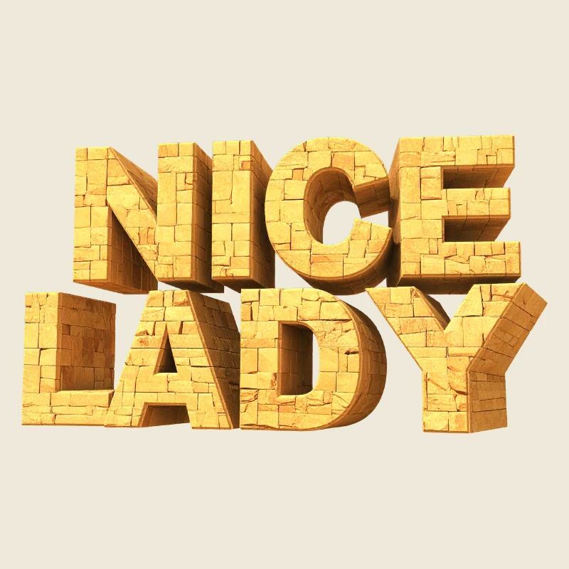 Nice Lady – Lettres monumentales dans le ciel
