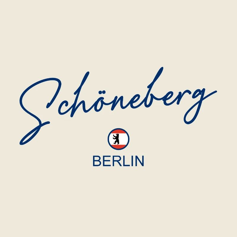 Schöneberg - Berlin Flagge - Berliner Bär