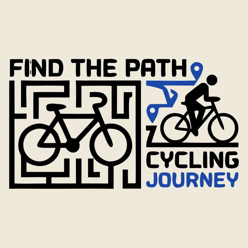 Fahrrad Labyrinth Tour Schriftzug