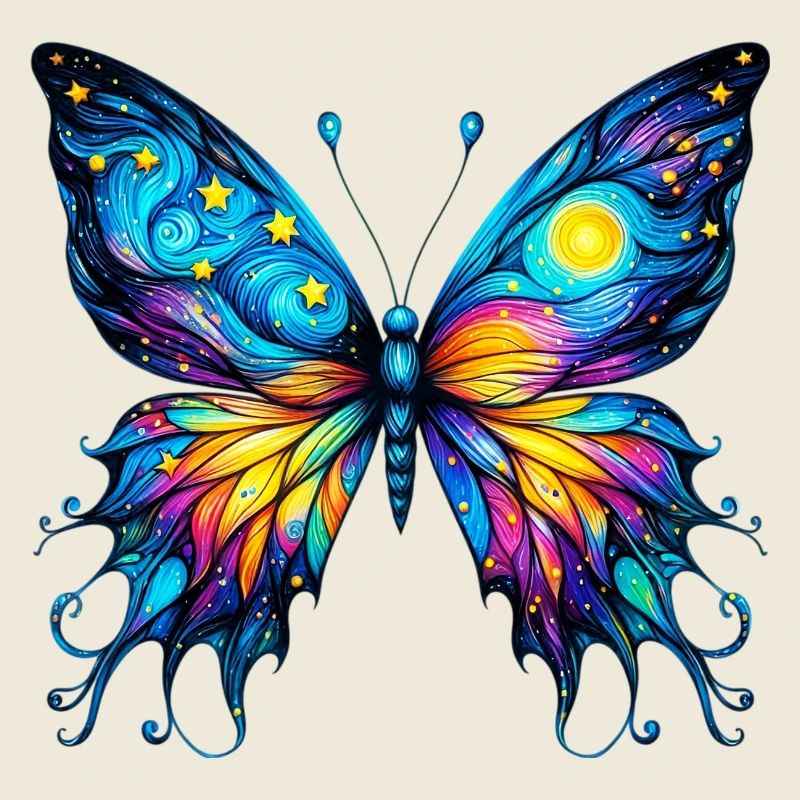 Papillon Van Gogh