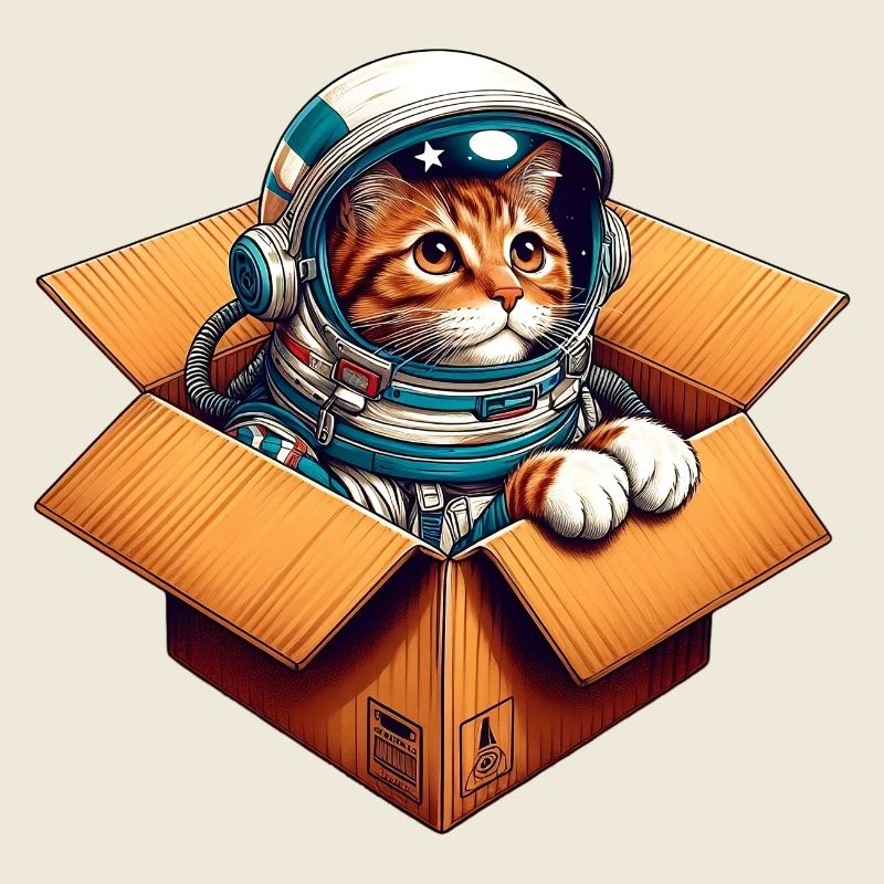 Astronaut Katze