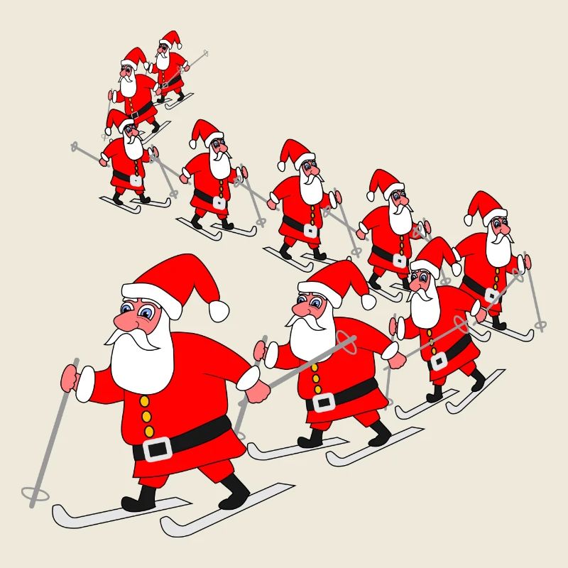 Weihnachten Weihnachtsmann Parade