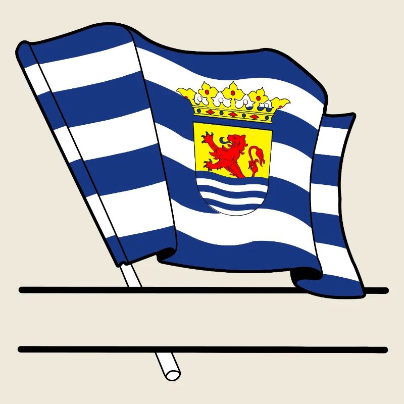 Flag Zeeland text banner