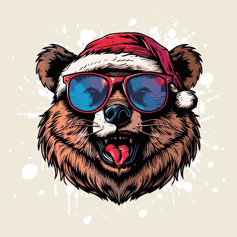 Bear Christmas Funny