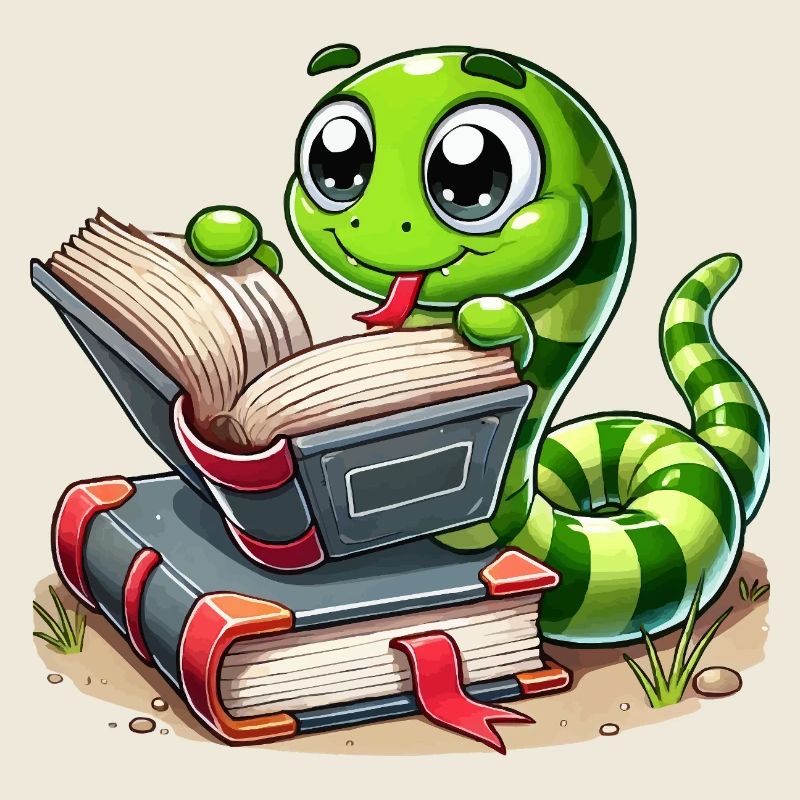 Lire le serpent avec des livres