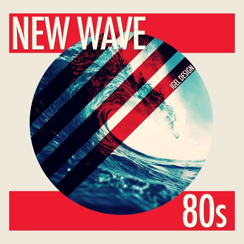 Surf néon New Wave des années 80