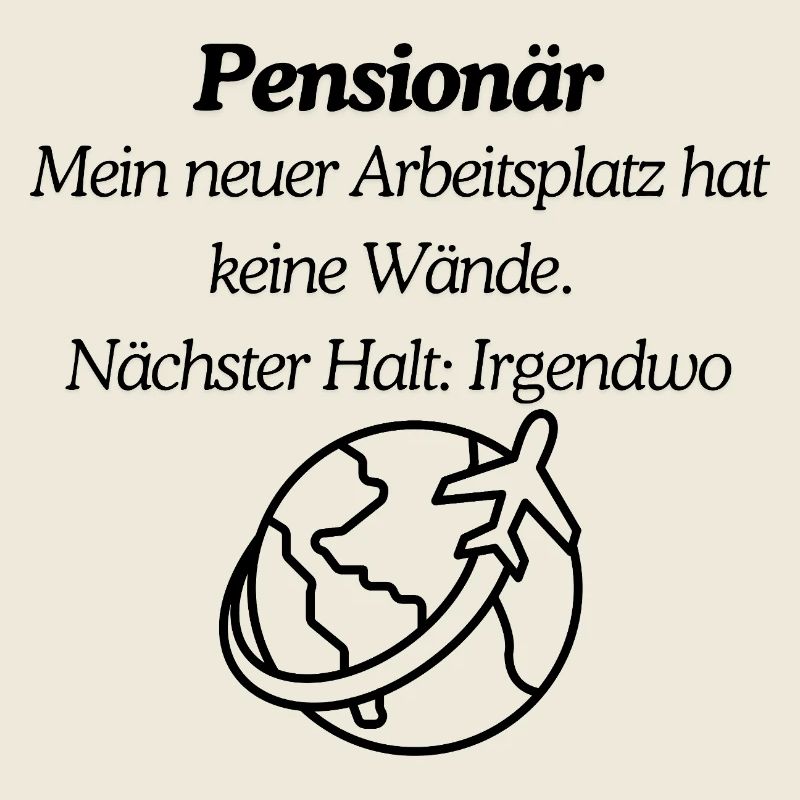Pensionär endlich reisen