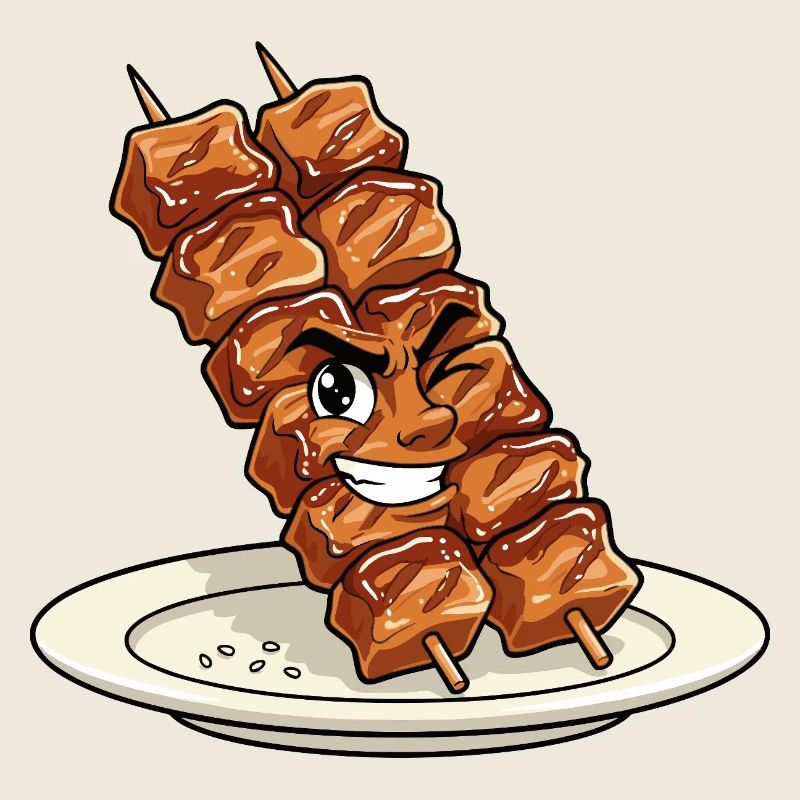 Gegrillter Spießheld