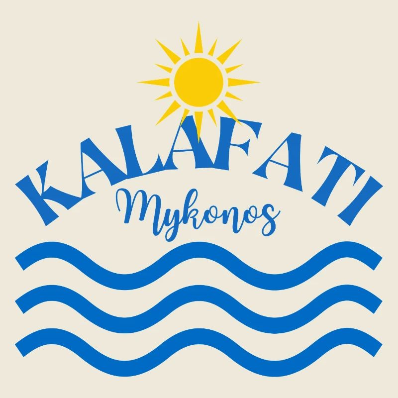 Kalafati Mykonos Sonnenwellen-Logo