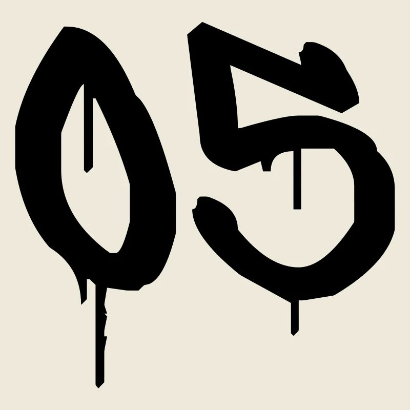 Nummer 05 Urbaner Graffiti-Stil