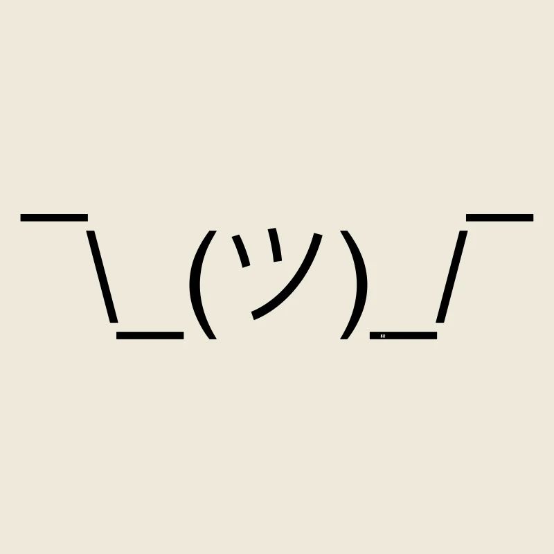 Shruggie Emojicon Design. Gift. gift idea