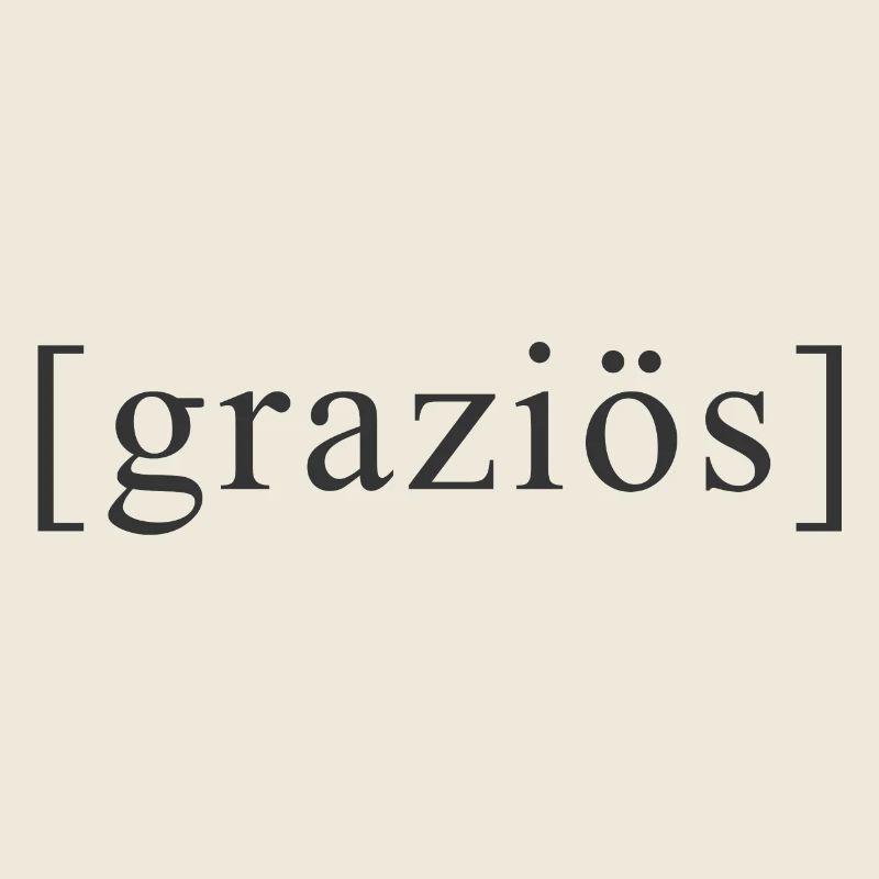 Graziös, grau