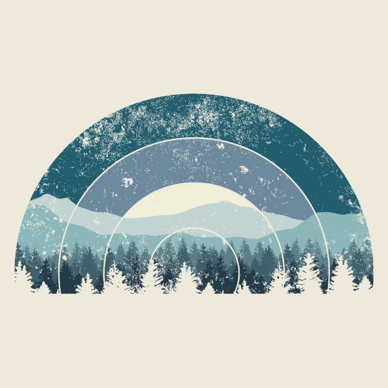 Blue Arc Forest Landschaft