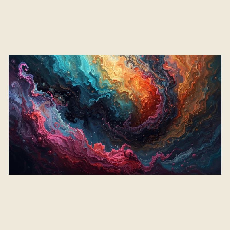 Tourbillon de couleurs, mer de brouillard