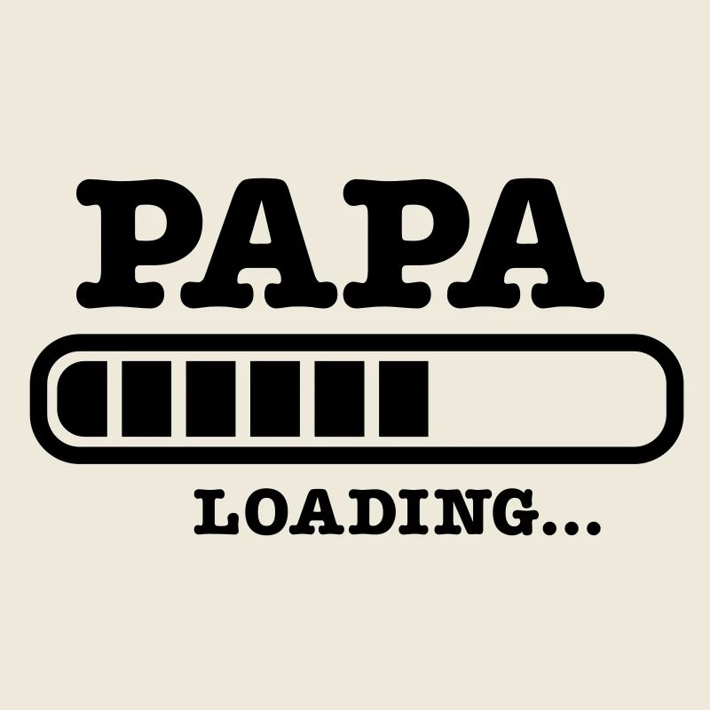 papa loading baby