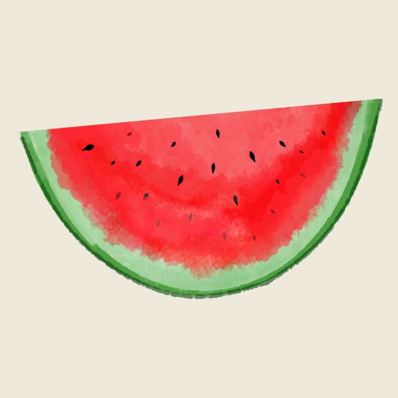 Wassermelone Aquarell