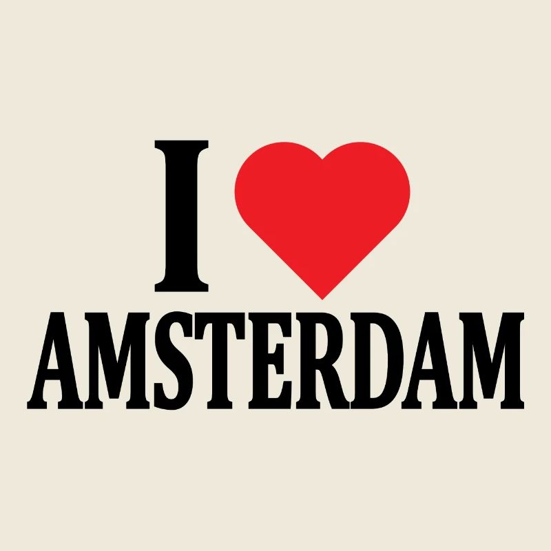 Ich liebe Amsterdam T-Shirt Nederland Geschenkidee
