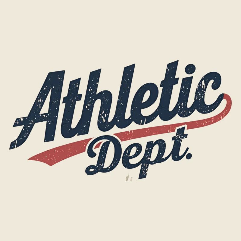 Vintage College Athletic Dept. T-Shirt