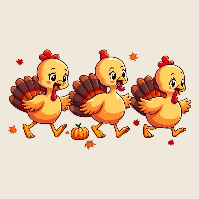 Bébé dinde de Thanksgiving