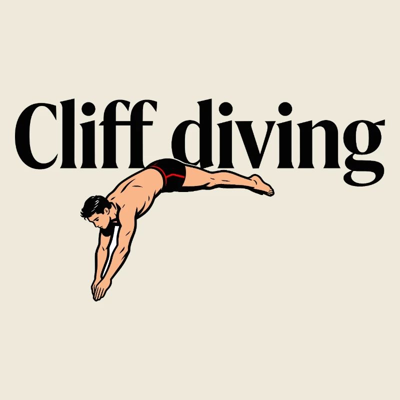 cliff diving