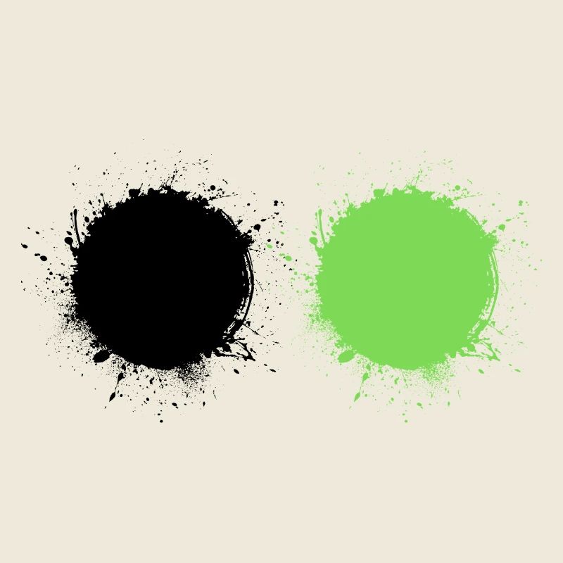 Noir et vert