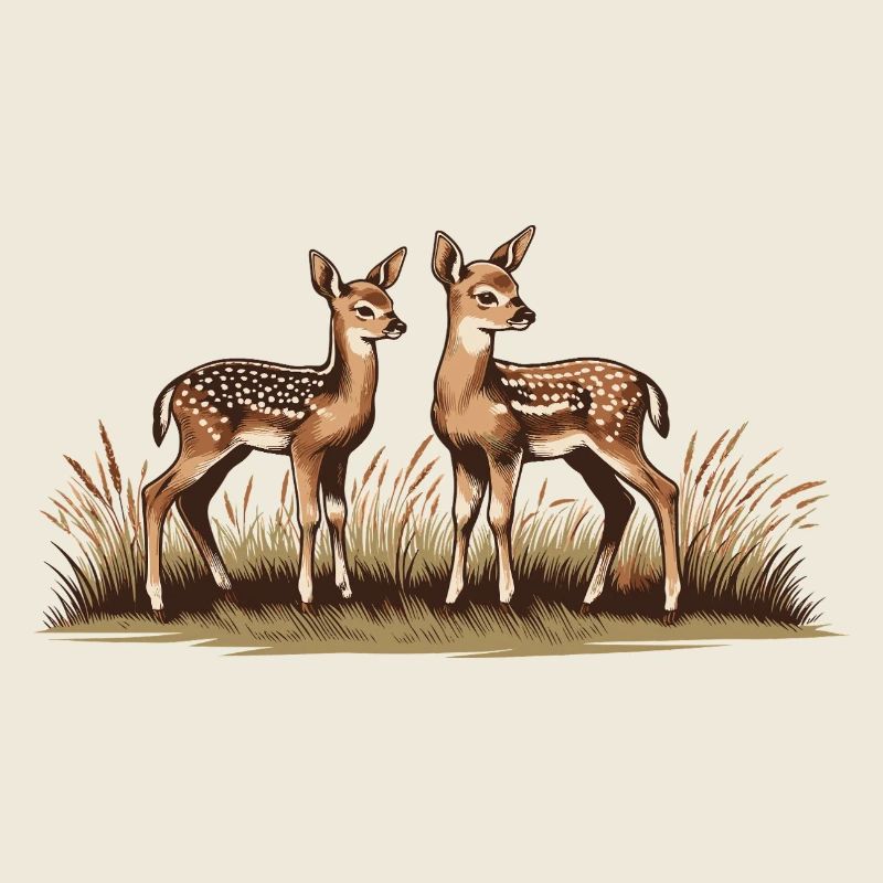 Deer on meadow