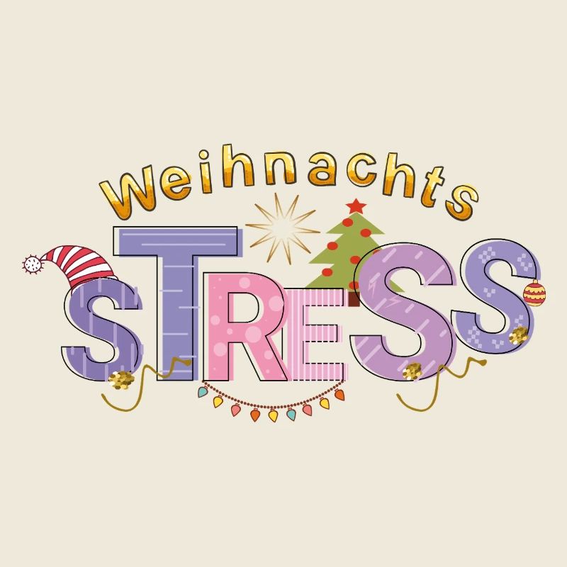 Weihnachten Stress 